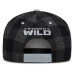 Бейсболка Minnesota Wild Fanatics Black/Gray Huntsman Plaid A-Frame