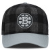 Бейсболка Boston Bruins Fanatics Black/Gray Huntsman Plaid A-Frame