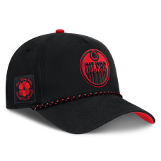 Бейсболка Edmonton Oilers Fanatics Black Canada Military Appreciation Authentic Pro A-Frame