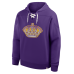 Толстовка Los Angeles Kings Fanatics Purple Fleece French Terry