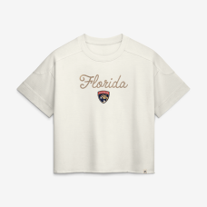 Женская Florida Panthers Fanatics Cream Chainstitch Fashion Top