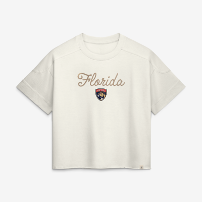 Женская Florida Panthers Fanatics Cream Chainstitch Fashion Top