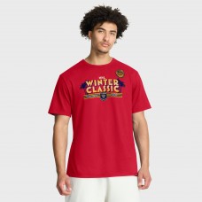 Florida Panthers Fanatics Red 2026 NHL Winter Classic T-Shirt Florida Panthers Fanatics Red 2026 NHL Winter Classic T-Shirt