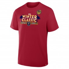 Florida Panthers Fanatics Red 2026 NHL Winter Classic T-Shirt Florida Panthers Fanatics Red 2026 NHL Winter Classic T-Shirt