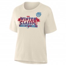 Женская New York Rangers Fanatics Cream 2026 NHL Winter Classic T-Shirt Женская New York Rangers Fanatics Cream 2026 NHL Winter Classic T-Shirt