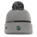 Шапка с помпоном Los Angeles Kings Fanatics Gray Authentic Pro Alternate Cuffed