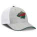 Бейсболка Minnesota Wild Fanatics Heather Gray/White Structured Trucker