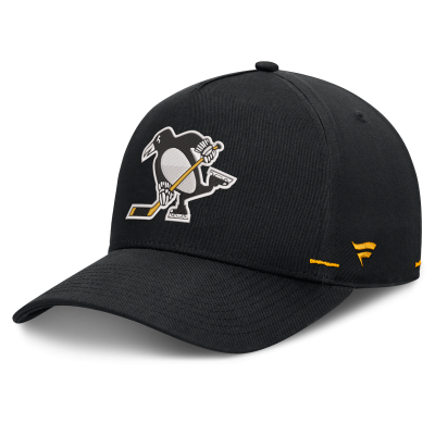 Бейсболка Pittsburgh Penguins Fanatics Black Alternate Authentic Pro Rink A-Frame