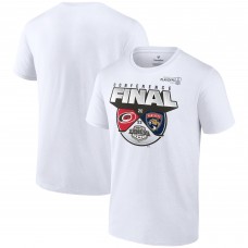 Carolina Hurricanes vs. Florida Panthers 2023 Stanley Cup Playoffs Eastern Conference Final Matchup T-Shirt - White