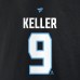 Utah Mammoth Clayton Keller Fanatics Black Authentic Stack Name & Number Hoodie