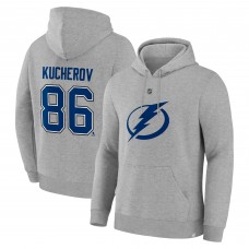 Толстовка Tampa Bay Lightning Nikita Kucherov Fanatics Steel Authentic Stack Name & Number Толстовка Tampa Bay Lightning Nikita Kucherov Fanatics Steel Authentic Stack Name & Number
