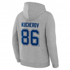 Толстовка Tampa Bay Lightning Nikita Kucherov Fanatics Steel Authentic Stack Name & Number Толстовка Tampa Bay Lightning Nikita Kucherov Fanatics Steel Authentic Stack Name & Number