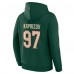 Minnesota Wild Kirill Kaprizov Fanatics Green Authentic Stack Name & Number Hoodie