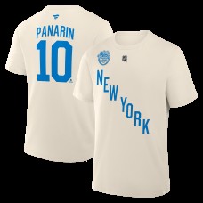New York Rangers Artemi Panarin Fanatics Beige 2026 NHL Winter Classic Authentic Stack Name & Number T-Shirt New York Rangers Artemi Panarin Fanatics Beige 2026 NHL Winter Classic Authentic Stack Name & Number T-Shirt