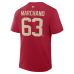 Футболка Florida Panthers Brad Marchand Fanatics Red 2026 NHL Winter Classic Authentic Stack Name & Number