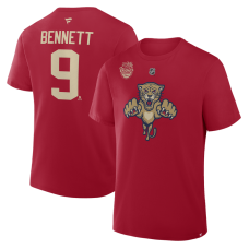 Футболка Florida Panthers Sam Bennett Fanatics Red 2026 NHL Winter Classic Authentic Stack Name & Number