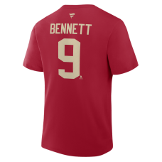 Футболка Florida Panthers Sam Bennett Fanatics Red 2026 NHL Winter Classic Authentic Stack Name & Number