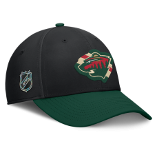 Бейсболка Minnesota Wild Fanatics Black/Green Stretch Бейсболка Minnesota Wild Fanatics Black/Green Stretch
