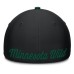 Бейсболка Minnesota Wild Fanatics Black/Green Stretch