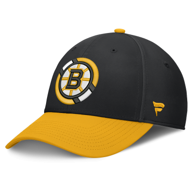 Бейсболка Boston Bruins Fanatics Black/Gold Stretch