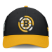 Бейсболка Boston Bruins Fanatics Black/Gold Stretch