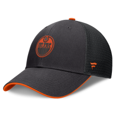 Бейсболка Edmonton Oilers Fanatics Black Fundamental Limits Trucker