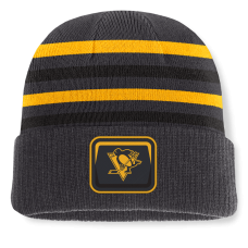 Шапка Pittsburgh Penguins Fanatics Black Knurly Stripe Шапка Pittsburgh Penguins Fanatics Black Knurly Stripe