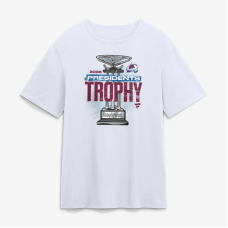 Colorado Avalanche Fanatics White 2026 Presidents Trophy Winner T-Shirt