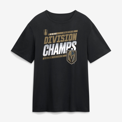 Футболка Vegas Golden Knights Fanatics Black 2026 Pacific Division Champions
