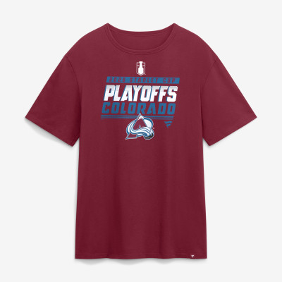 Colorado Avalanche Fanatics Garnet 2026 Stanley Cup Playoffs T-Shirt