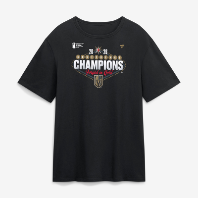Футболка Vegas Golden Knights Fanatics Black 2026 NHL Western Conference Champions Hometown