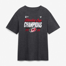 Футболка Carolina Hurricanes Fanatics Heather Charcoal 2026 Stanley Cup Champions Schedule Футболка Carolina Hurricanes Fanatics Heather Charcoal 2026 Stanley Cup Champions Schedule