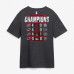 Футболка Carolina Hurricanes Fanatics Heather Charcoal 2026 Stanley Cup Champions Schedule