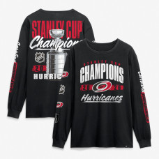 Футболка с длинным рукавом Carolina Hurricanes Fanatics Black 2026 Stanley Cup Champions