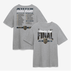 Футболка Vegas Golden Knights Fanatics Heather Gray 2026 Stanley Cup Final Roster
