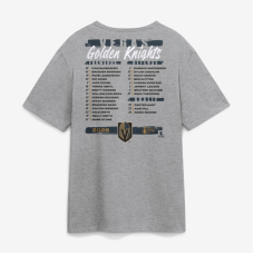 Футболка Vegas Golden Knights Fanatics Heather Gray 2026 Stanley Cup Final Roster