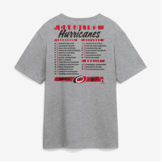 Футболка Carolina Hurricanes Fanatics Heather Gray 2026 Stanley Cup Final Roster Футболка Carolina Hurricanes Fanatics Heather Gray 2026 Stanley Cup Final Roster