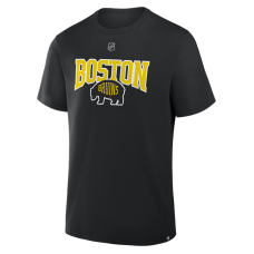 Футболка Boston Bruins David Pastrnak Fanatics Black 2026 NHL Stadium Series Authentic Stack Name & Number