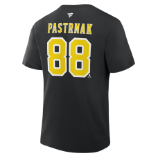 Футболка Boston Bruins David Pastrnak Fanatics Black 2026 NHL Stadium Series Authentic Stack Name & Number