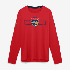 Футболка с длинным рукавом Florida Panthers Fanatics Red Authentic Pro Rink Tech Футболка с длинным рукавом Florida Panthers Fanatics Red Authentic Pro Rink Tech