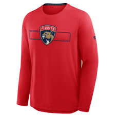 Футболка с длинным рукавом Florida Panthers Fanatics Red Authentic Pro Rink Tech Футболка с длинным рукавом Florida Panthers Fanatics Red Authentic Pro Rink Tech