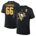 Pittsburgh Penguins Mario Lemieux Fanatics Black Retired Player Nickname T-Shirt Pittsburgh Penguins Mario Lemieux Fanatics Black Retired Player Nickname T-Shirt