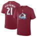 Colorado Avalanche Peter Forsberg Fanatics Burgundy Retired Player Nickname T-Shirt