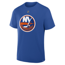 New York Islanders Matthew Schaefer Fanatics Royal Authentic Stack Name & Number T-Shirt