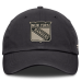 Бейсболка New York Rangers Fanatics Charcoal Road Phantom Washed
