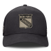 Бейсболка New York Rangers Fanatics Charcoal Road Soft Wash A-Frame Meshback