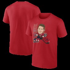 Футболка Florida Panthers Matthew Tkachuk Fanatics Red Caricature Player