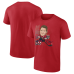 Футболка Florida Panthers Matthew Tkachuk Fanatics Red Caricature Player