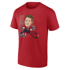 Футболка Florida Panthers Matthew Tkachuk Fanatics Red Caricature Player