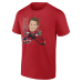 Футболка Florida Panthers Matthew Tkachuk Fanatics Red Caricature Player